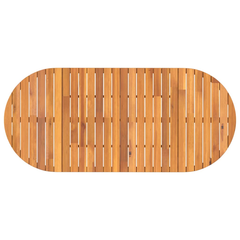 Zeist – Ovale tuintafel van massief acaciahout