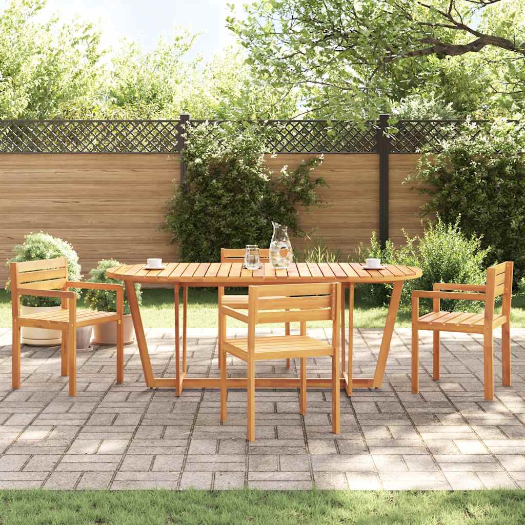 Zeist – Ovale tuintafel van massief acaciahout