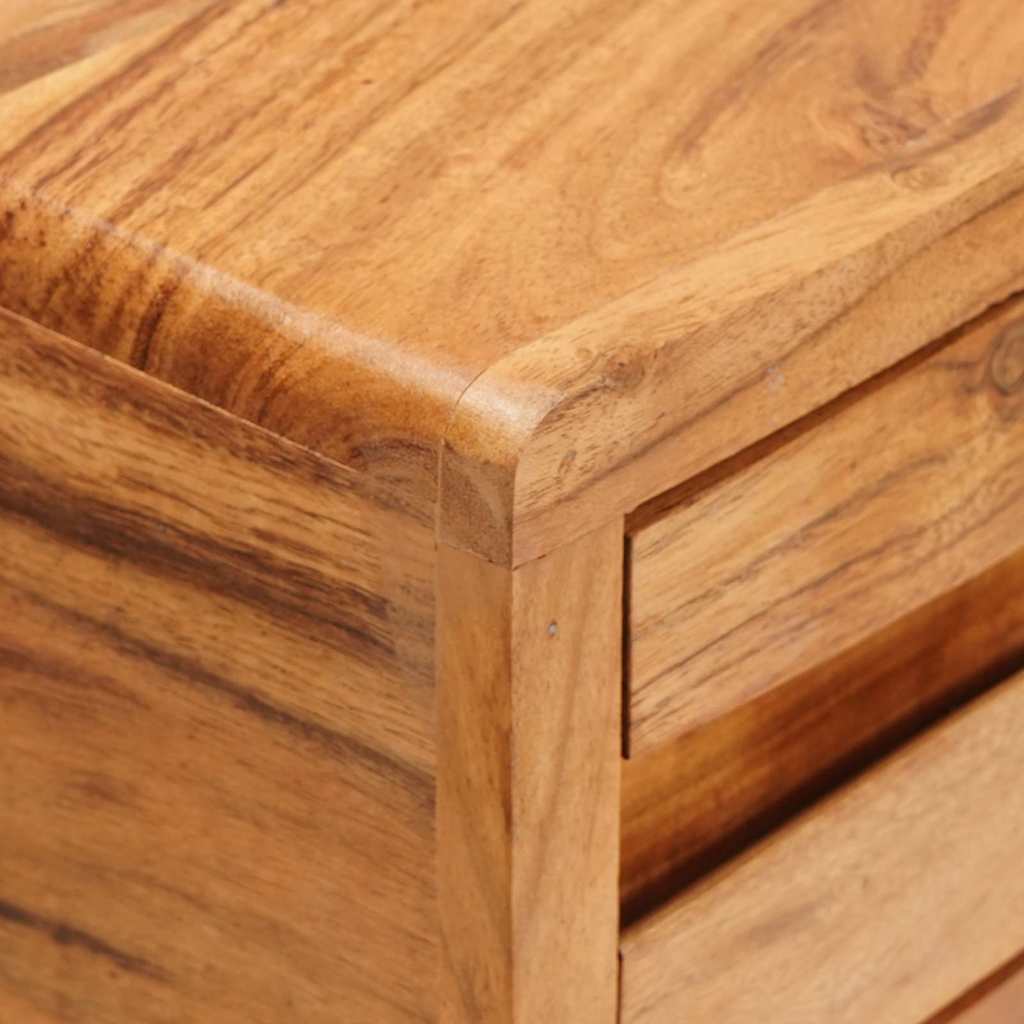 Ansen – Wandtafel met lade van massief acaciahout