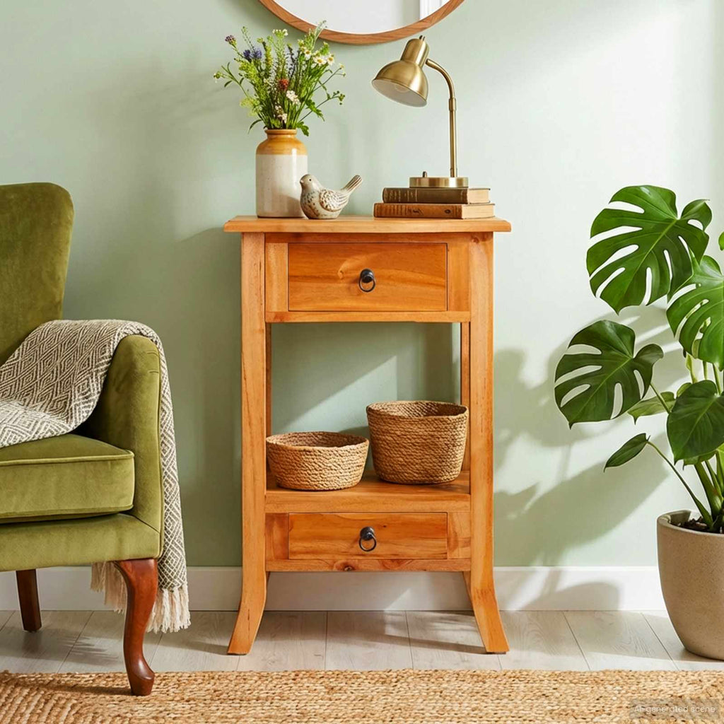 Valla – Wandtafel van massief mahoniehout