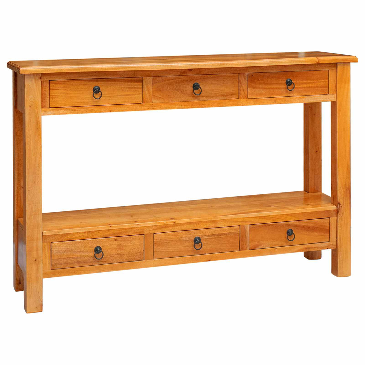 Zaans – Wandtafel met lade van massief mahoniehout