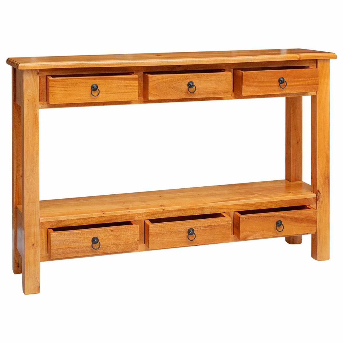 Zaans – Wandtafel met lade van massief mahoniehout