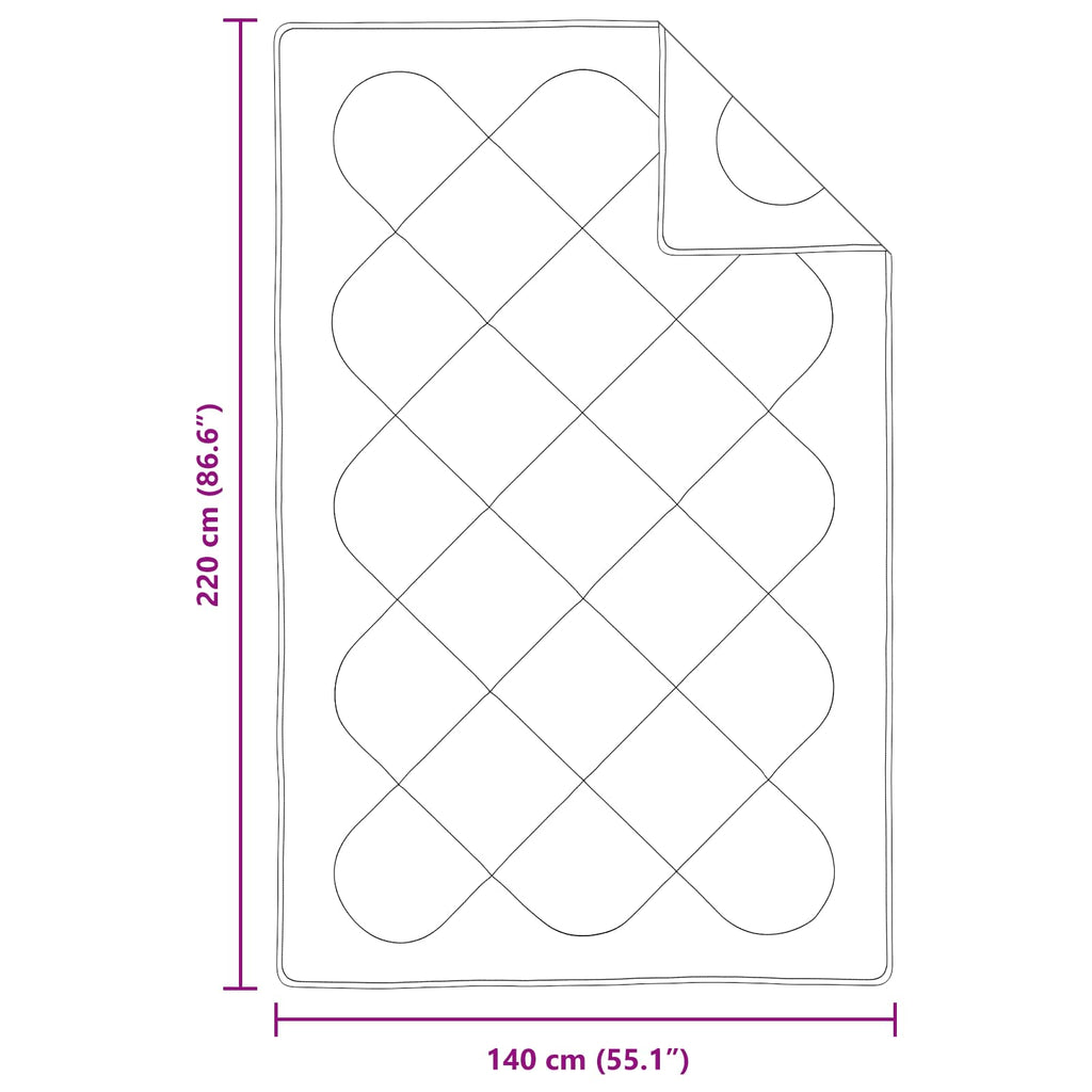 Nora – All-season dekbedset met kussen van microvezel
