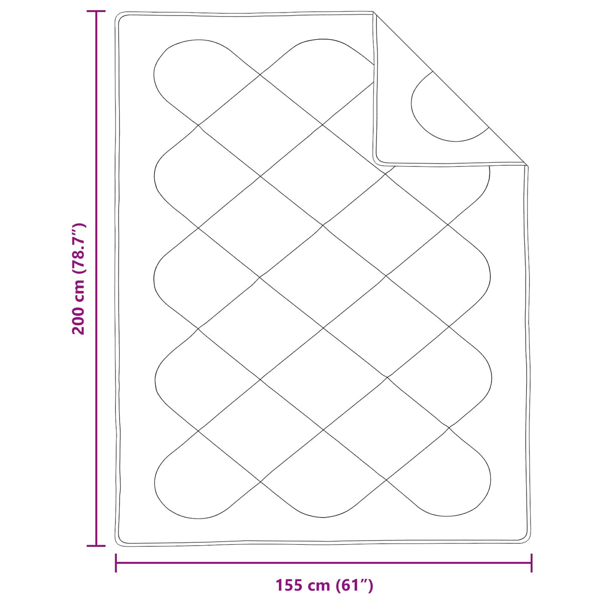 Nevel – Dekbedset met kussen van microvezel