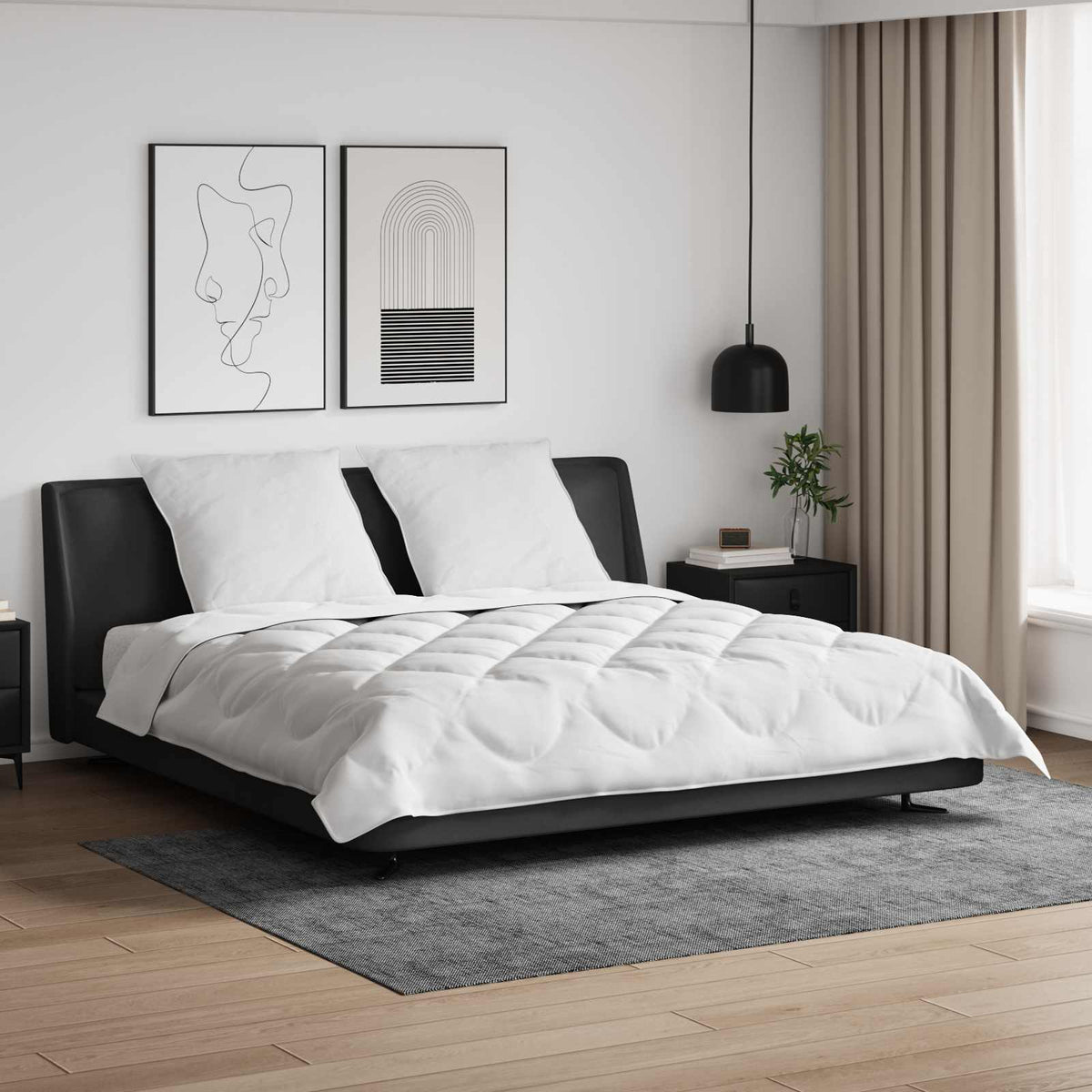 Nybro – All-season dekbedset met kussen van microvezel