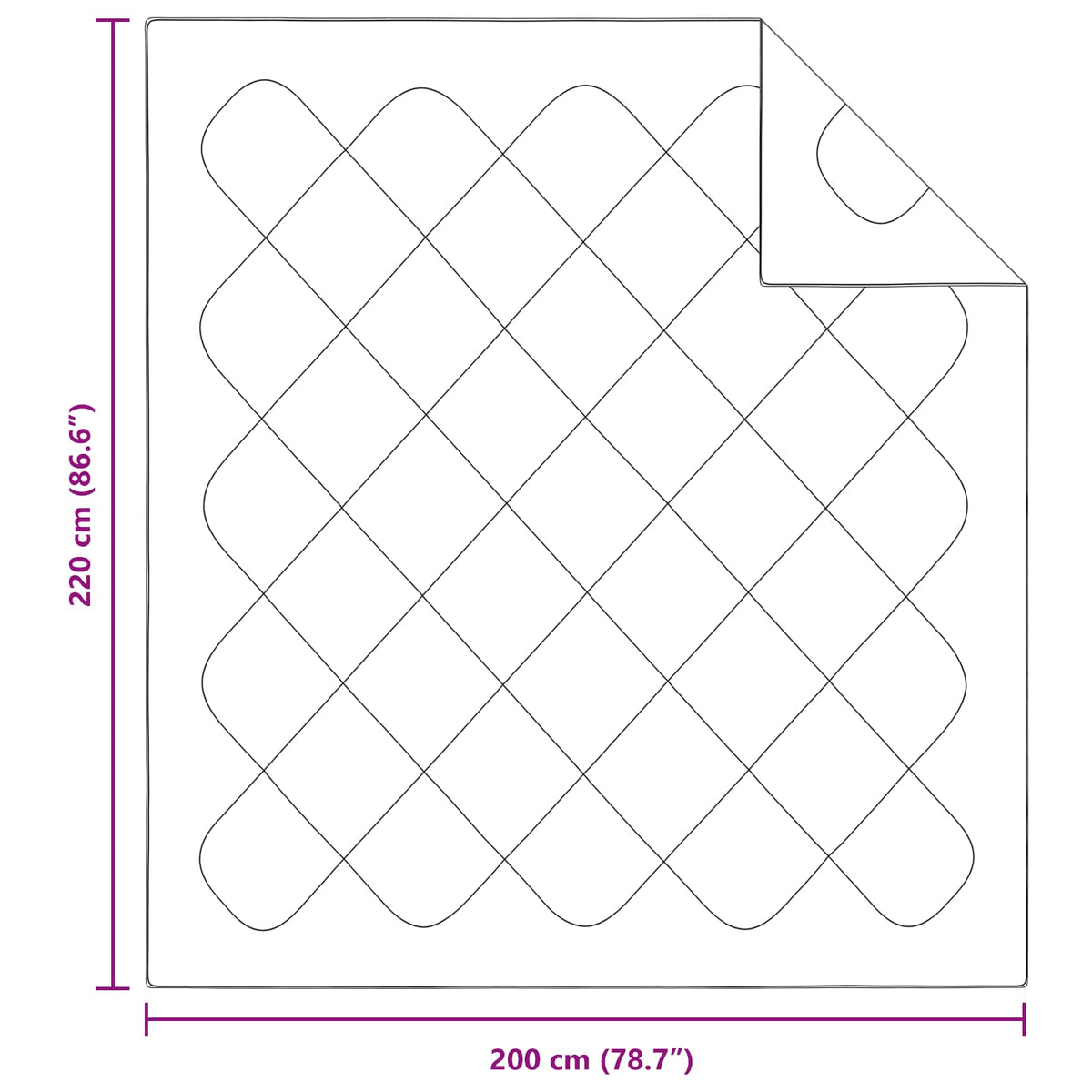 Nybro – All-season dekbedset met kussen van microvezel