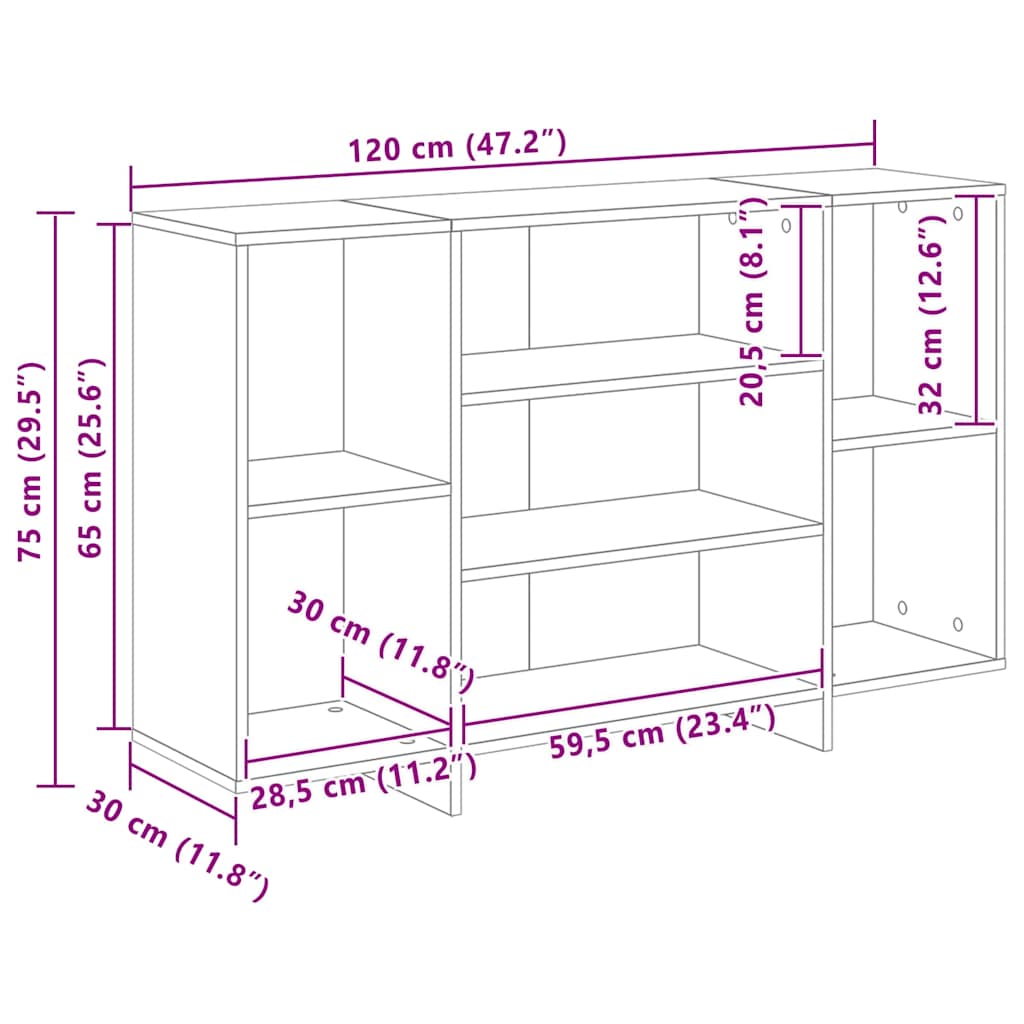 Fraga – Rechthoekig dressoir van hout