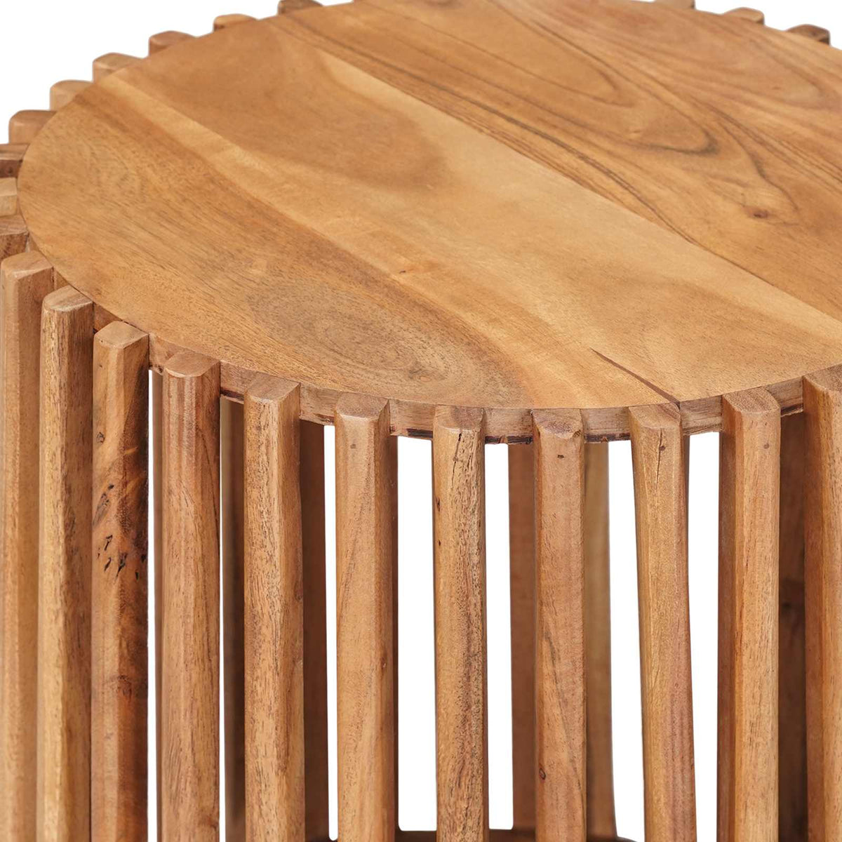 Dokka – Handgemaakte bijzettafel van massief acaciahout