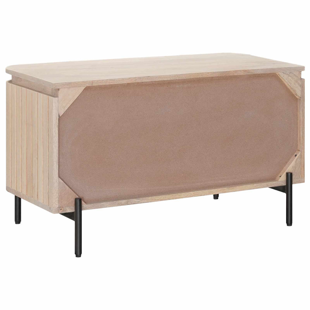 Veere – Schoenenbank met lade van massief mangohout