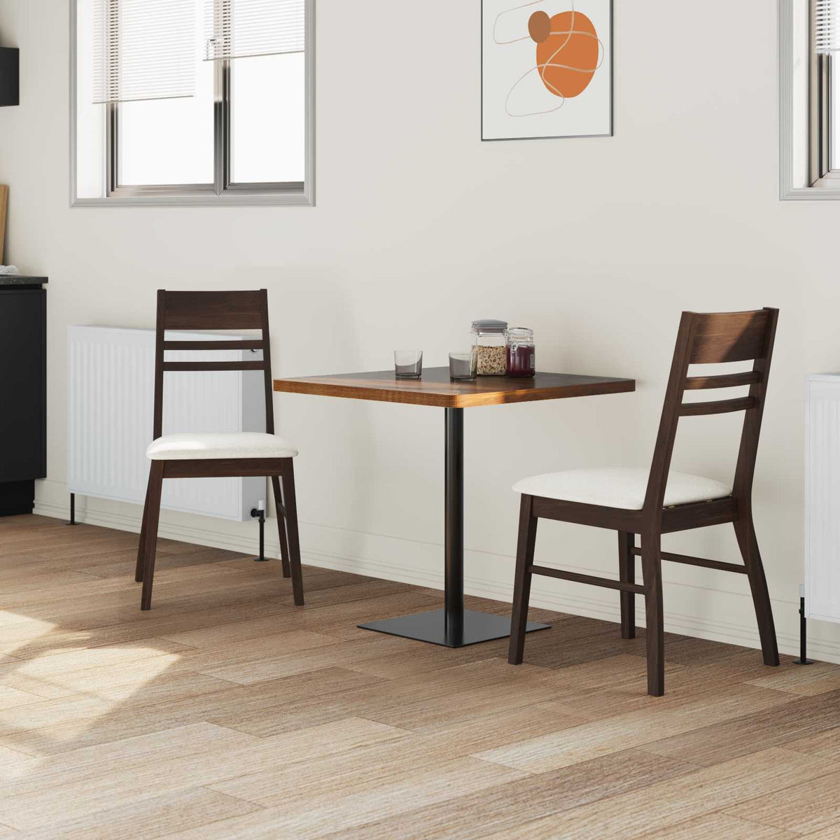 Aneto – Eetkamerstoel van massief rubberhout