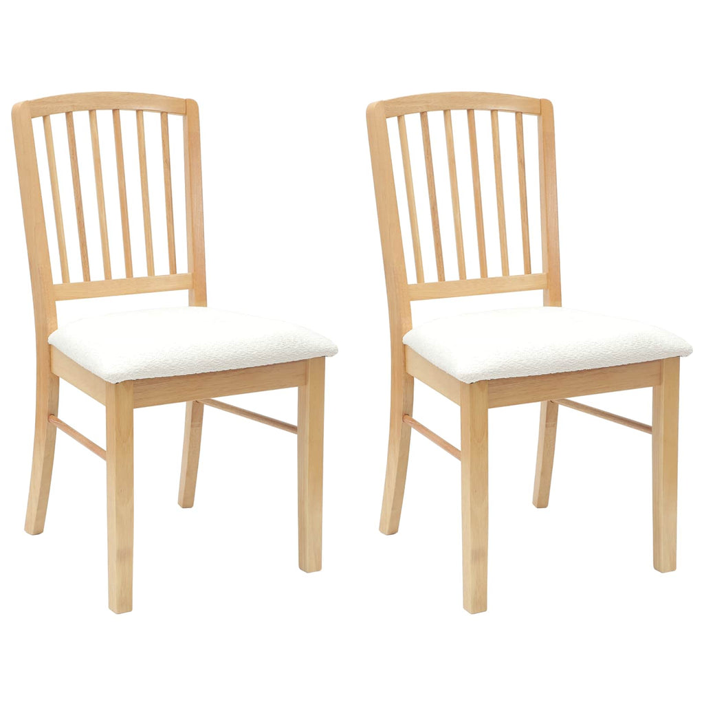 Lindos – Eetkamerstoel van massief rubberhout