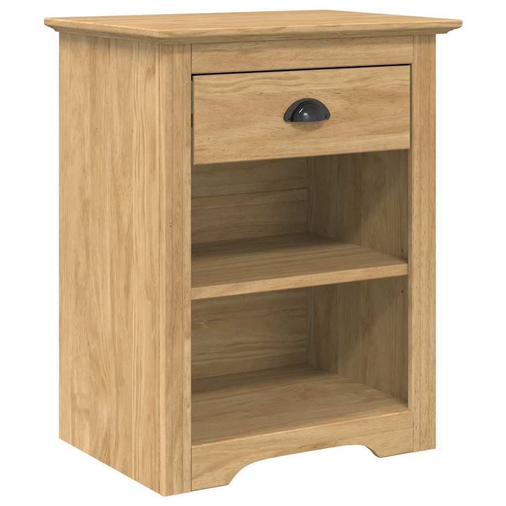 Mikkel – Nachtkastje van bewerkt hout