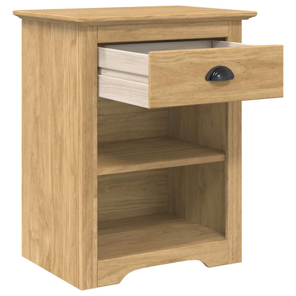 Mikkel – Nachtkastje van bewerkt hout