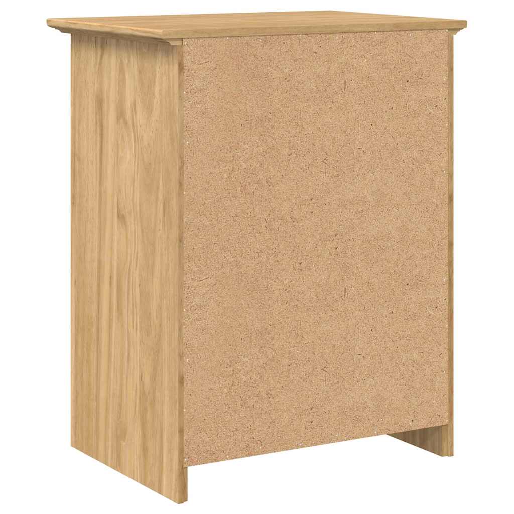 Mikkel – Nachtkastje van bewerkt hout