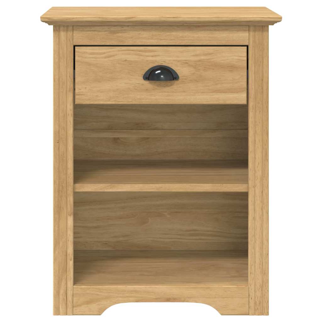 Mikkel – Nachtkastje van bewerkt hout