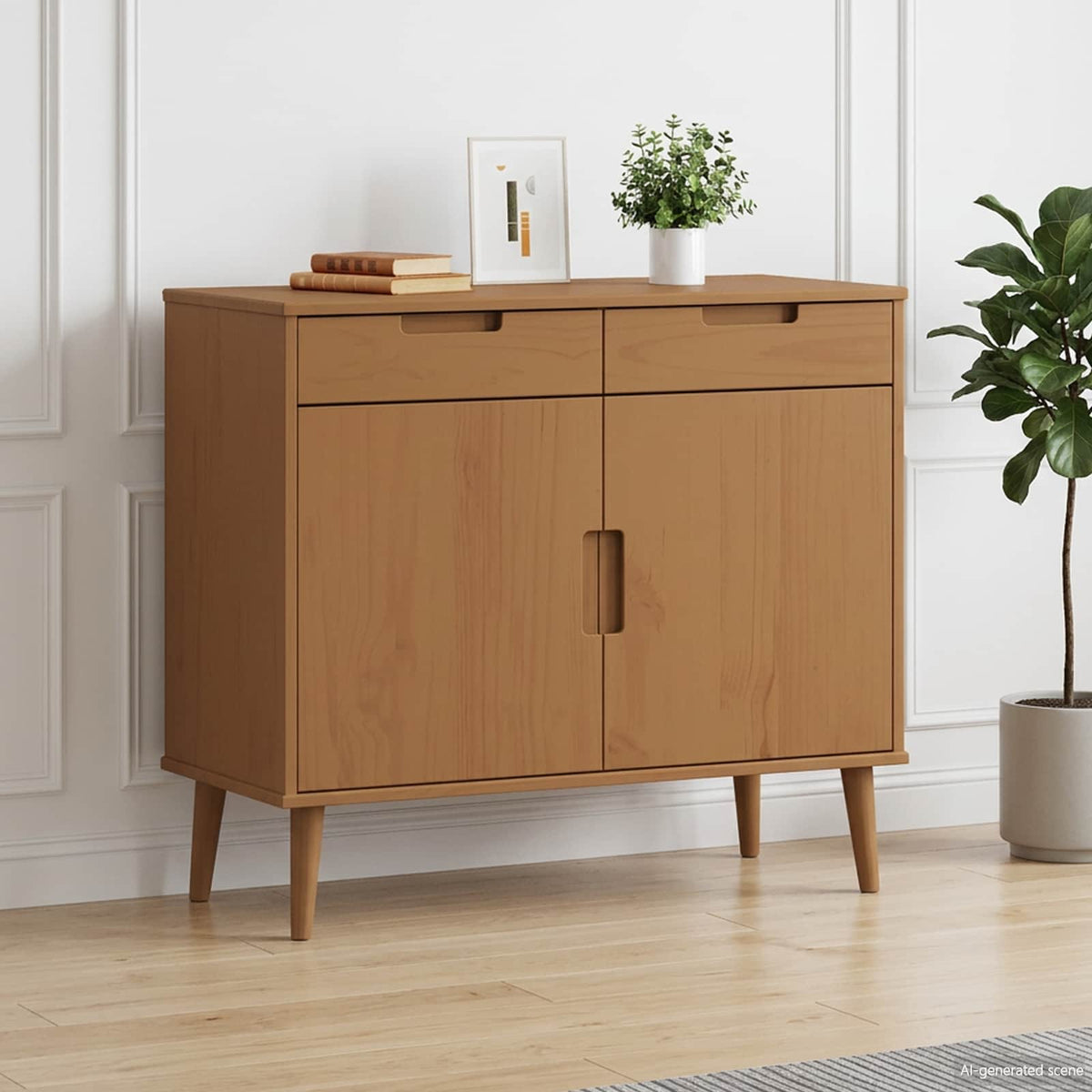 Finnsnes – Dressoir van massief grenenhout