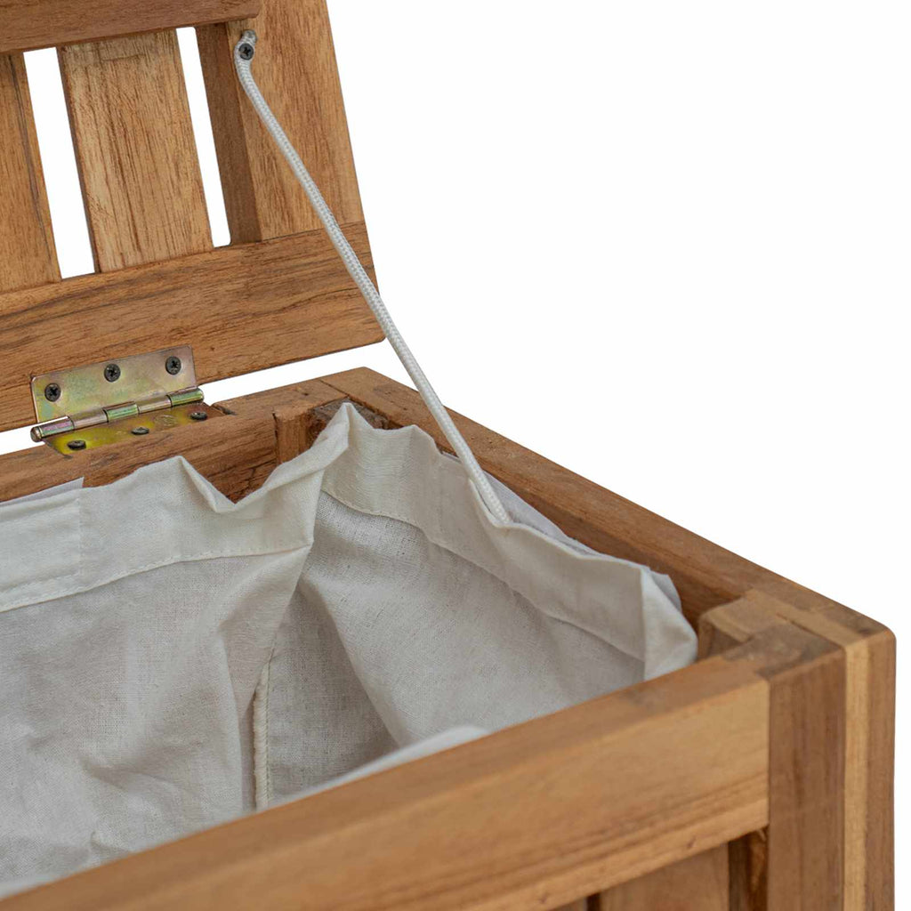Gagnef – Wasmand van massief teakhout