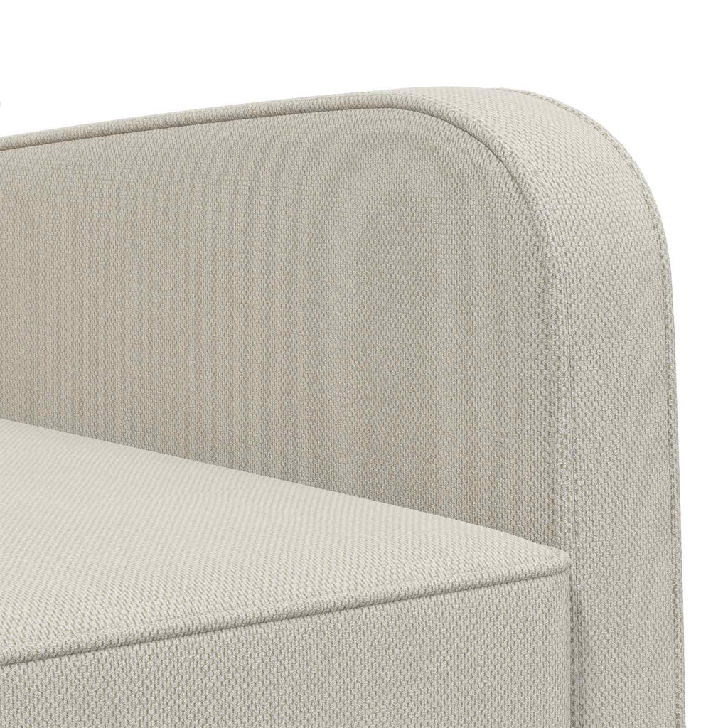Alsen – Fauteuil van fluweel en hout