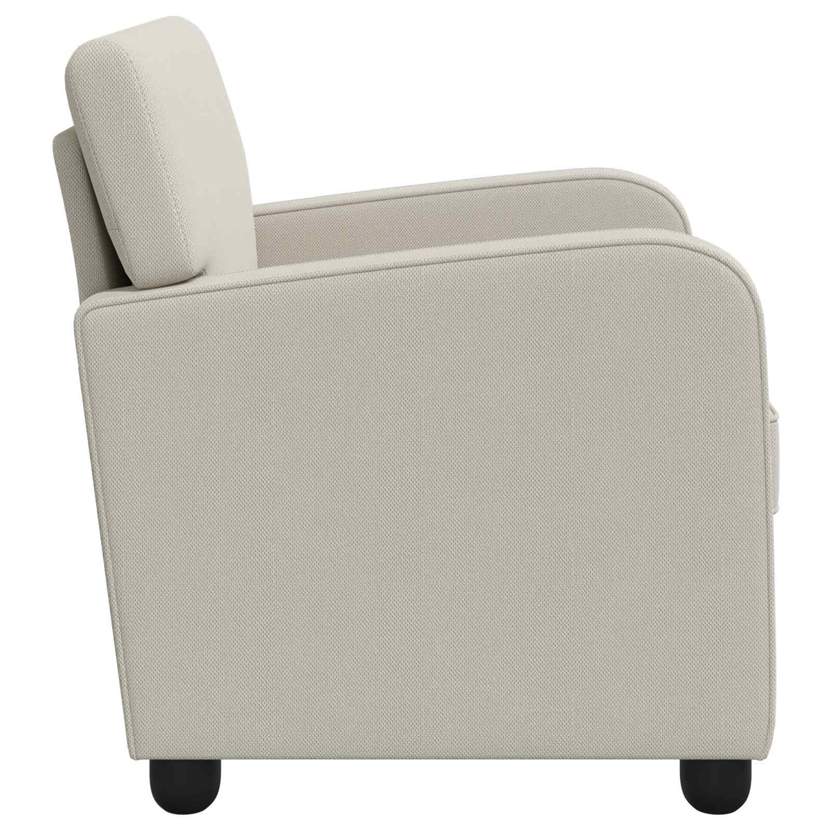 Alsen – Fauteuil van fluweel en hout