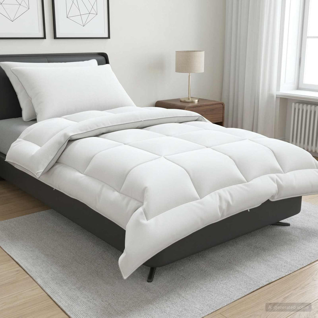 Norna – Winterdekbedset met kussen van wol en microvezel