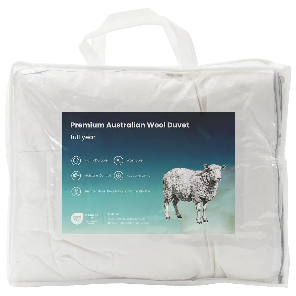 Norna – Winterdekbedset met kussen van wol en microvezel